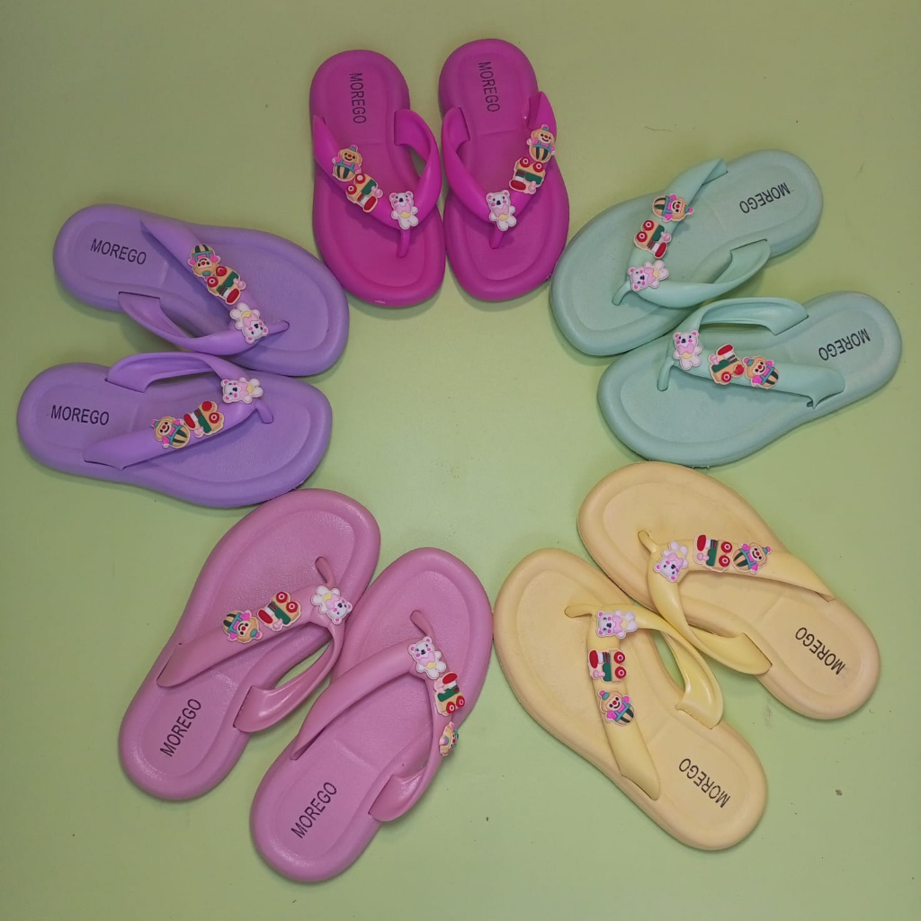 Sandal Jepit Anak Perempuan Motif Flip Flop Sandal Anak Karakter Lucu