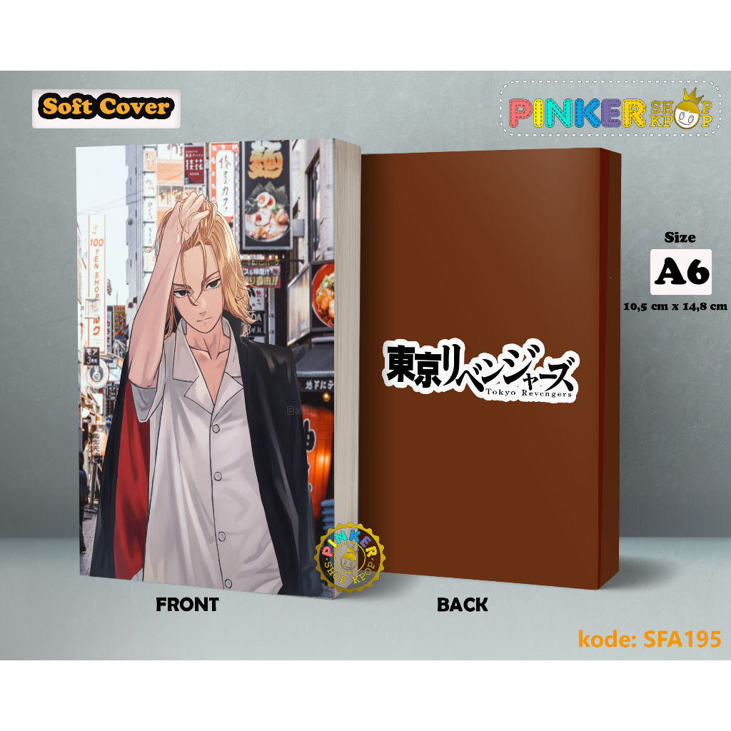 

(SFA195) Pocket Note Anime tokyo revenger Softcover A6/A5 Buku Tulis catatan Notes Agenda Planner Jurnal