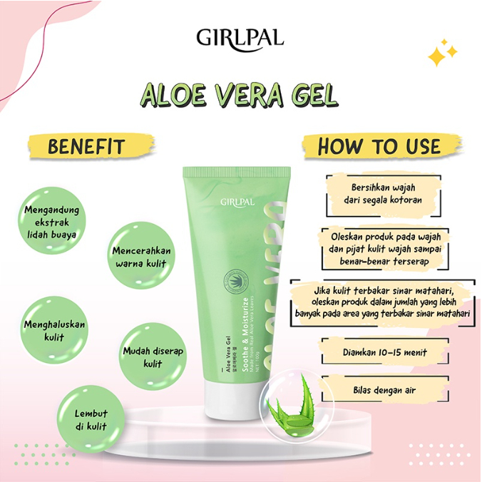GIRLPAL Peeling Gel  | Peel Off Mask | Aloe Vera Gel | Eksfoliasi Wajah