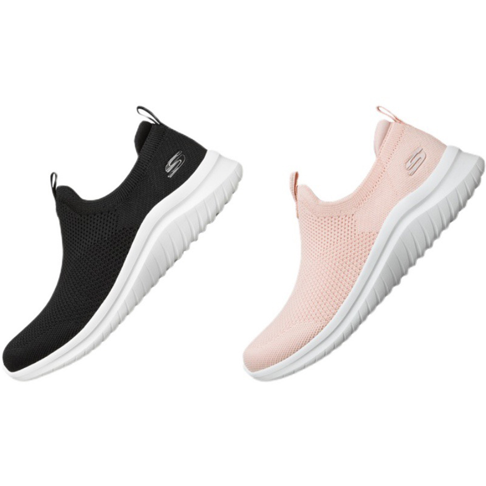 SKECHERS sepatu sneakers wanita tanpa shoes wanita slip sepatu kasual lari