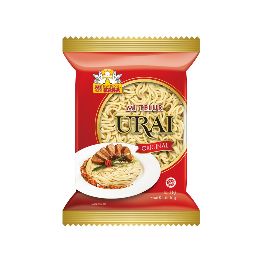 

Burung Dara Mie Telur Urai Original 140Gr