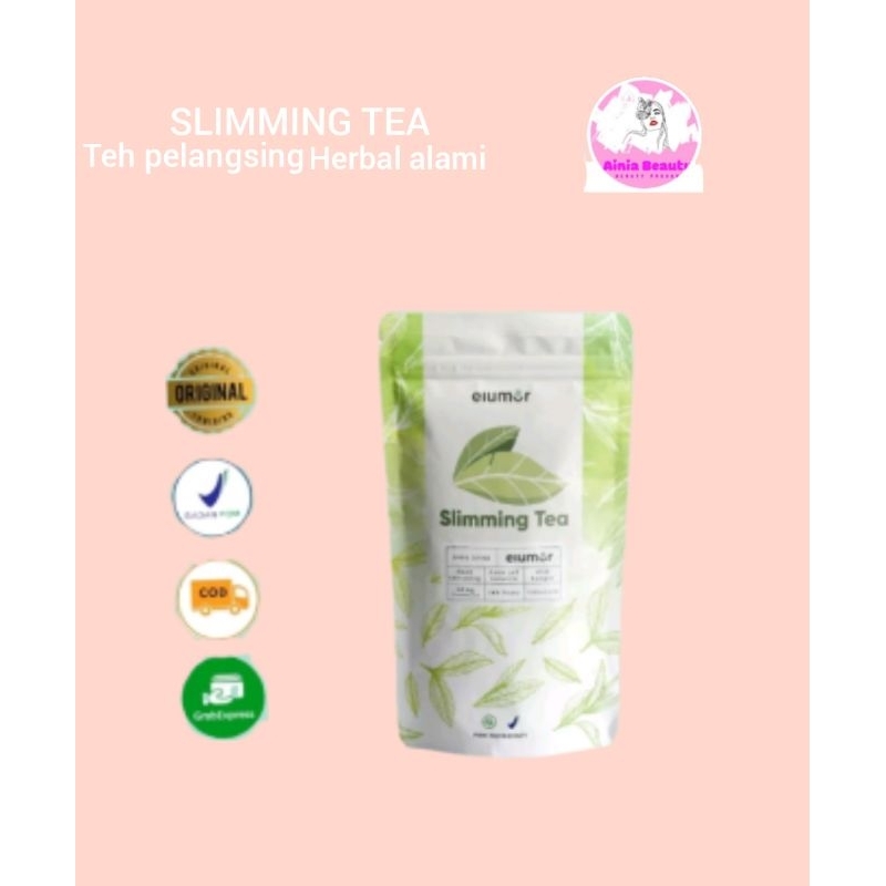 

Elumor slimming tea, teh pelangsing herbal alami isi 30
