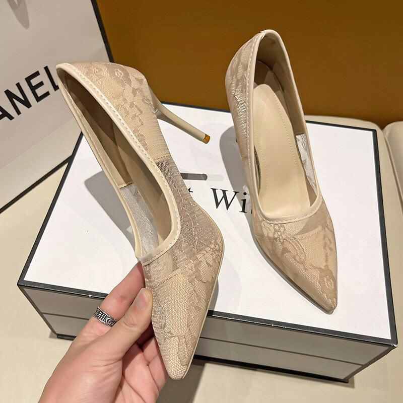 SG23298 syafniegalery Sepatu Heels Wanita Import GALATE Slip On