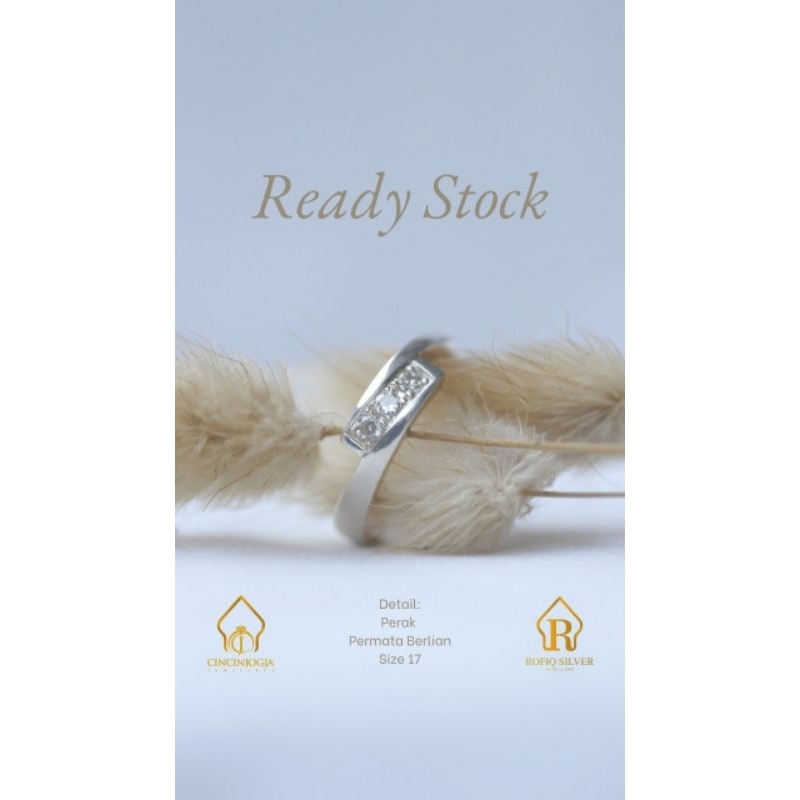 Cincin Perak Berlian