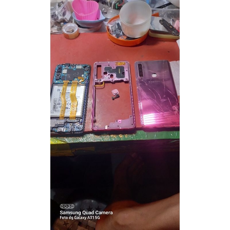 samsung a9 2018 minus lcd dan backdor