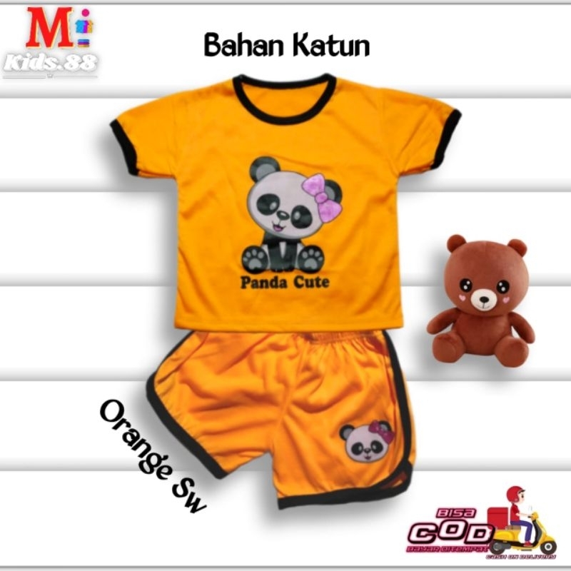 setelan anak playset/CUPA CUPS setelan baju anak anak perempuan/NEW PANDA/size S,M,L,XL,XXL buat usia 0-4 tahun