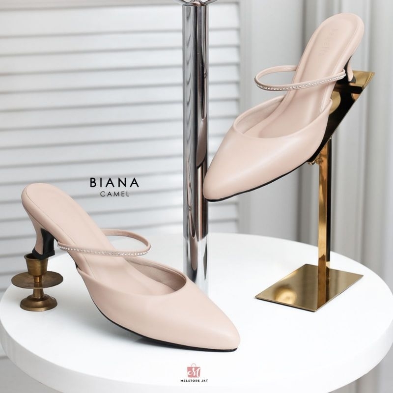 Damelia Melstore jkt official store jkt Sandal heels wanita Biana DAMELIA MELSTORE JKT