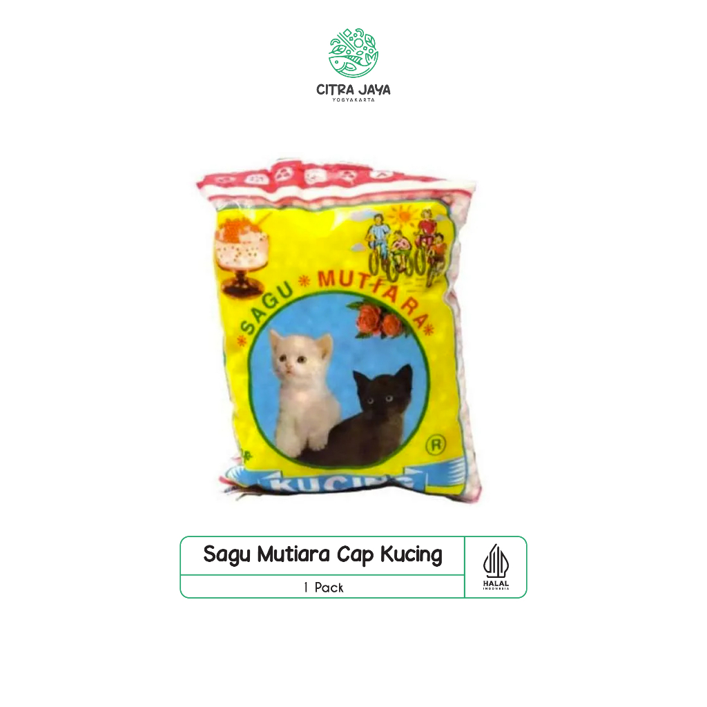 

Sagu Mutiara Cap Kucing 100g - Citra Jaya Yogyakarta