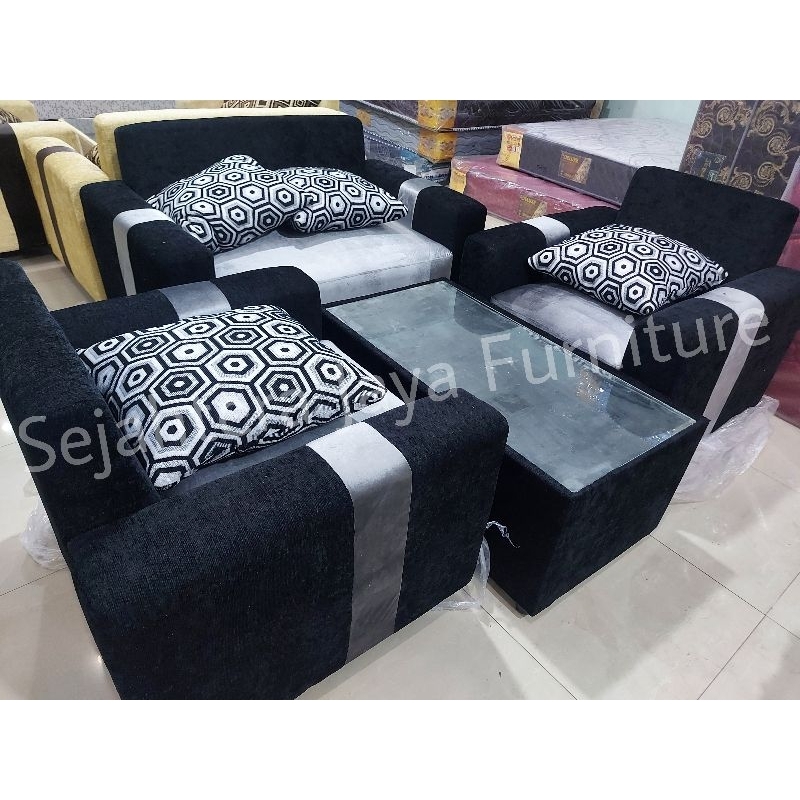 TERMURAH Sofa Minimalis 211 / Sofa Tamu 211 + Meja