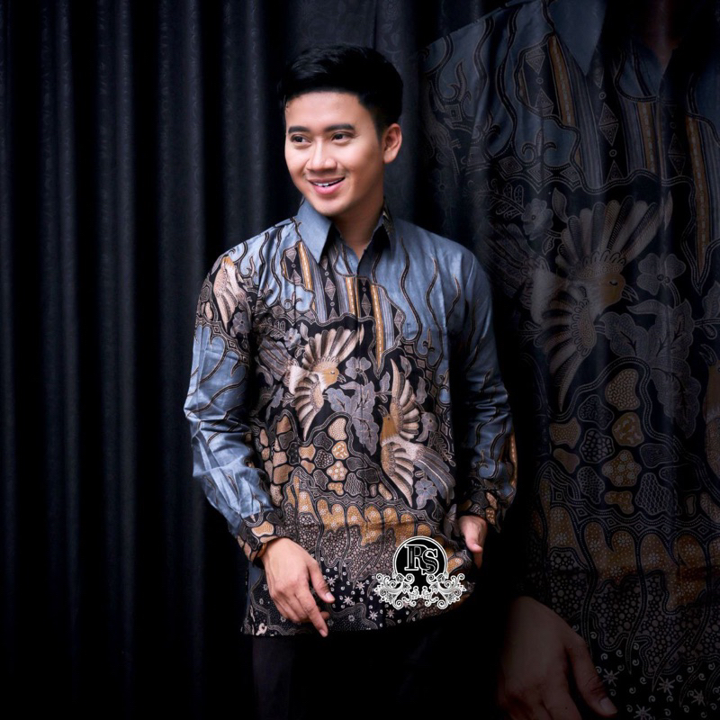 KEMEJA BATIK PRIA LENGAN PANJANG SIZE M L XL XXL BSWART batik HRB026