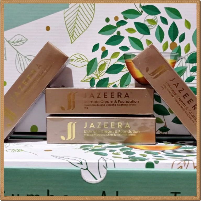 Foundation Jazeera Alas Bedak Jazeera Original | Kemasan Baru