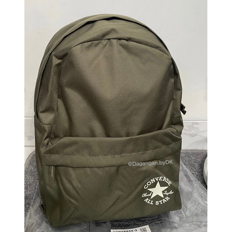 Tas Converse Backpack Original 100% Dark Green Army (Limited)