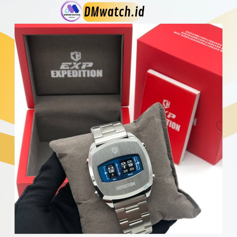 Expedition EXP 6790 MHBSSBU Jam Tangan Pria Stainless Steel