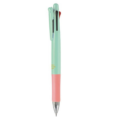 

ZEBRA Pulpen Clip-on Pastel Multifungsi / Pena 4 Warna + 1 Pensil Mekanik