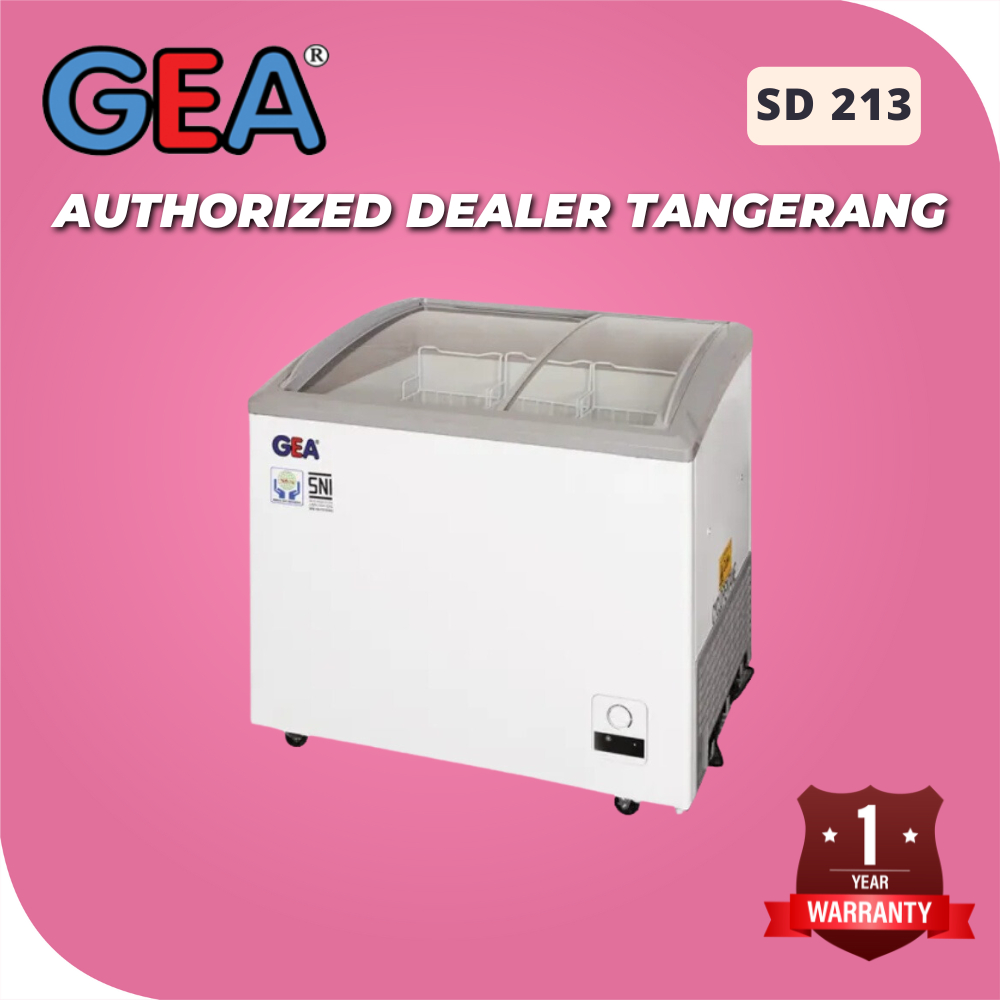 Freezer Sliding Glass GEA SD 213 Freezer Es Krim Original