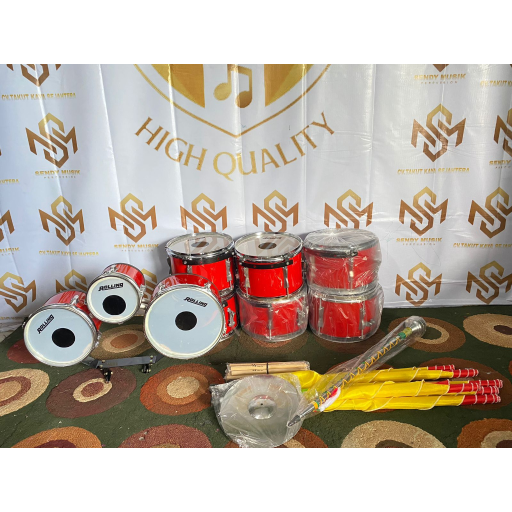 DRUMBAND MARCHINGBAND PAHE 3 (PAKET HEMAT 3) TK / PAUD 24 PERSONIL