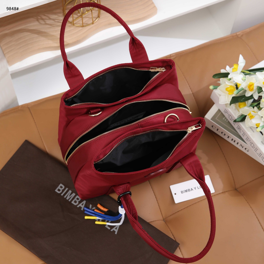 BAG 9848 Nylon Shopper 3ZippeR