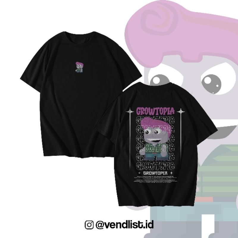 VENDLIST T-SHIRT | GROWTOPIA | KAOS PRIA | KAOS WANITA