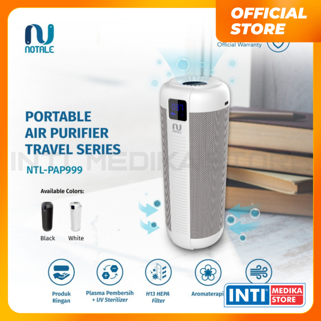 NOTALE - Portable Air Purifier Travelling HEPA13 Plasma Aromatheraphy