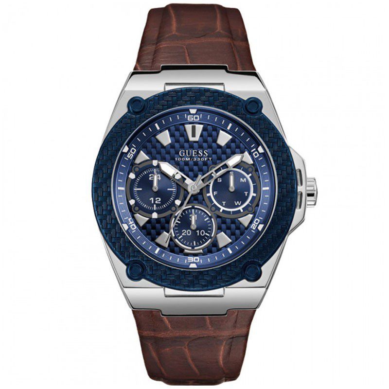 JAM TANGAN WANITA GUESS W1058G4 ANALOG ORIGINAL TALI KULIT