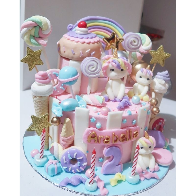 

cake unicorn cake custom bandung