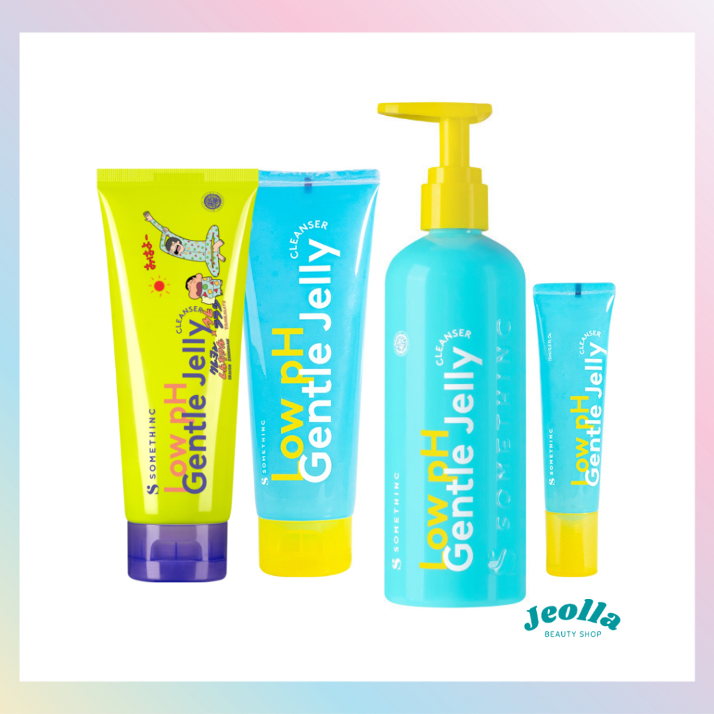 SOMETHINC Low pH Gentle Jelly Cleanser (100ml, 15ml, 350ml, 100ml Tahillalats x Shinchan) - Sabun Cuci Muka Semua Jenis Kulit