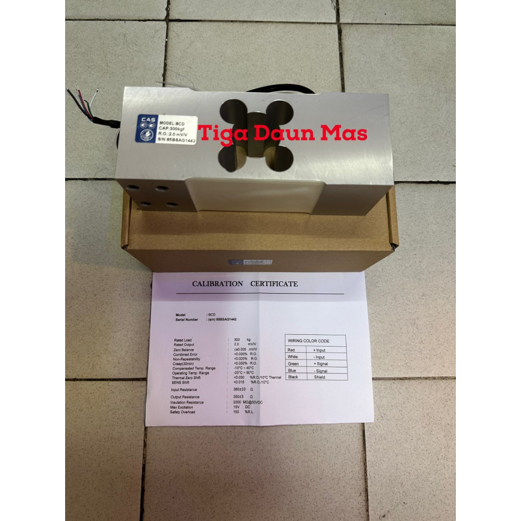 Load Cell Timbangan CAS BCD 300 Kg Sensor Timbangan Cas Bcd 300 Kg