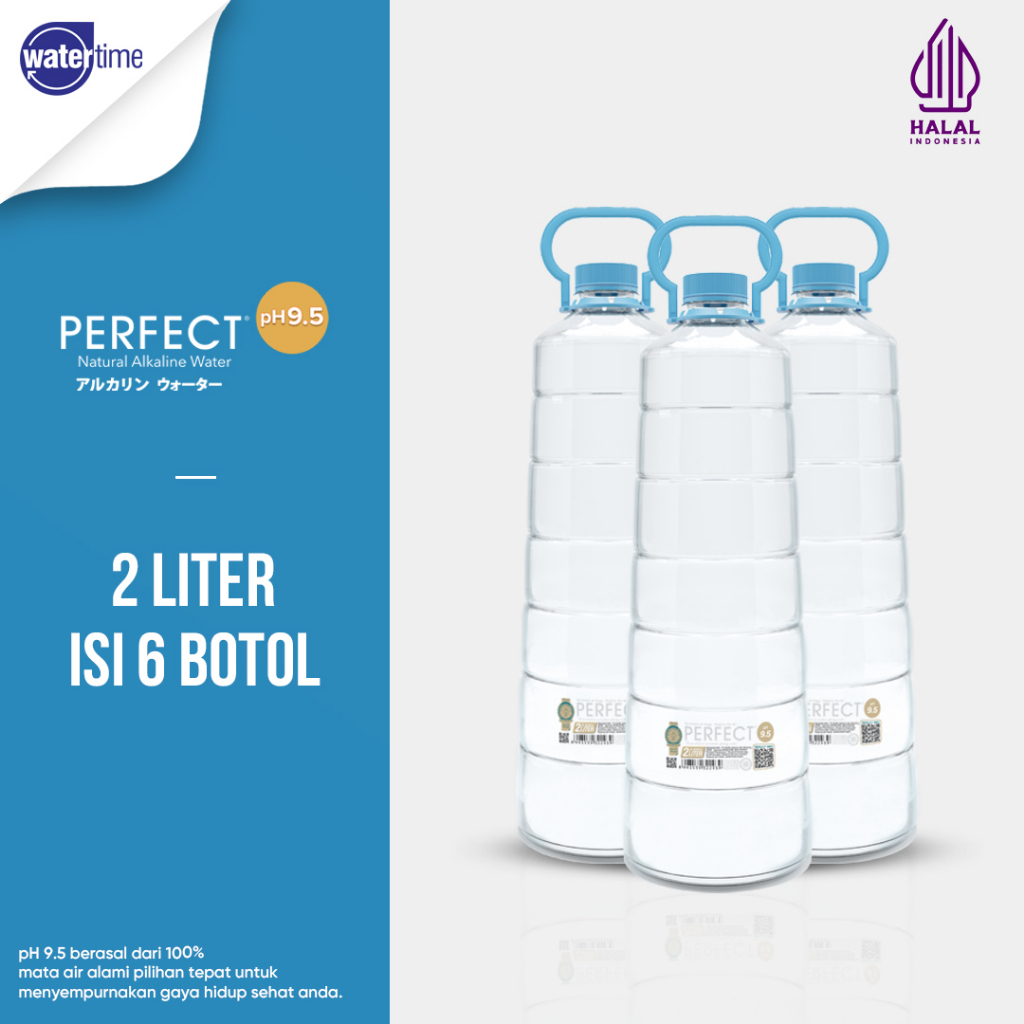 

Perfect - Alkaline Water 2 Liter (Air Minum Isi 6 Botol)