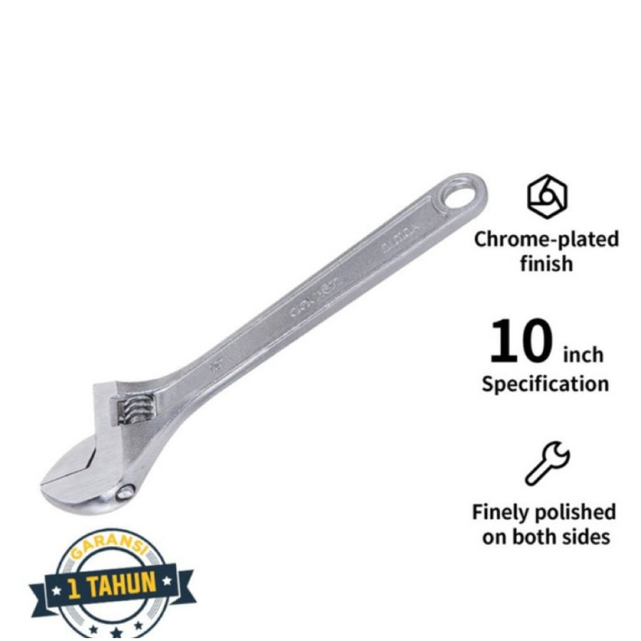 KUNCI INGGRIS Adjustable Wrench ukuran 8&quot; inch 10&quot; Inch 12&quot; Inch