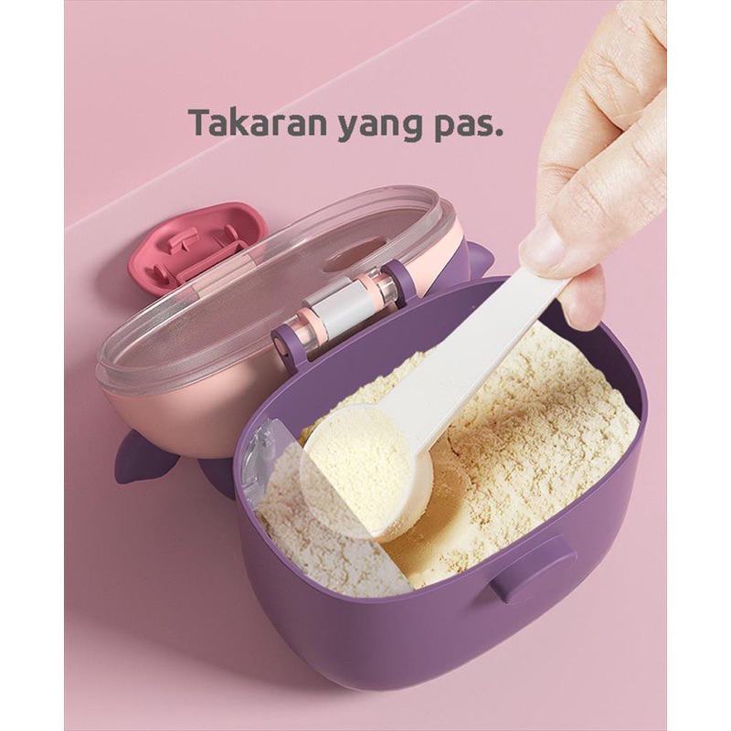 BBET Baby Milk Power Container with Spoon | Kotak Tempat Bubuk Susu Bayi