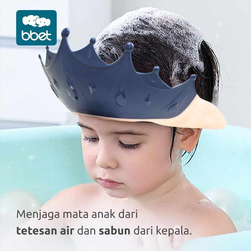 Bbet Crown Shower Cap Topi Mandi