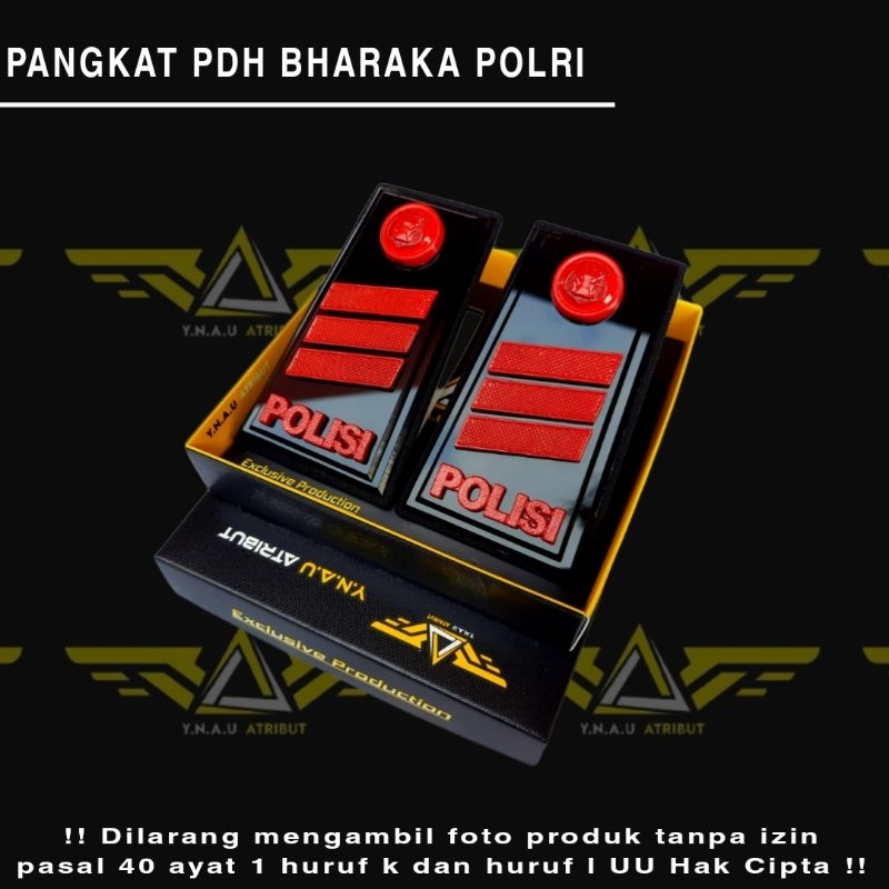 ATRIBUT POLRI / PANGKAT BHARADA / BHARATU / BHARAKA POLRI FULL MIKA EXCLUSIVE