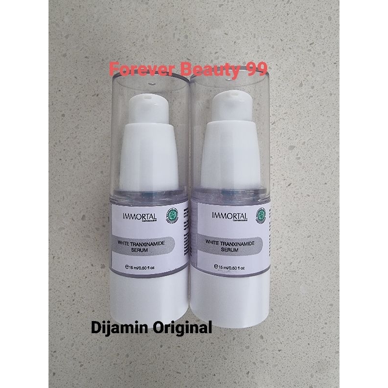 Immortal White Tranxinamide SERUM - pemutih pencerah flek - pelembab wajah