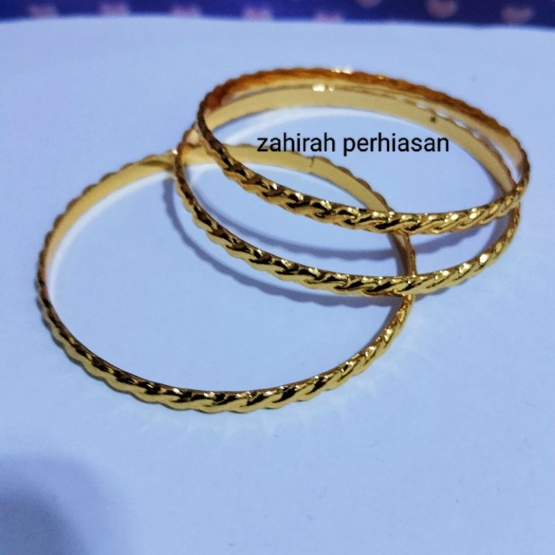 3 pcs gelang keroncong koin lama 88