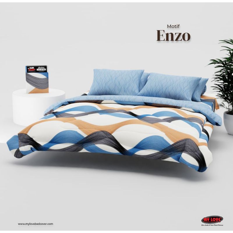 Bedcover set my love enzo ukuran 160x200 / 180x200 T.30