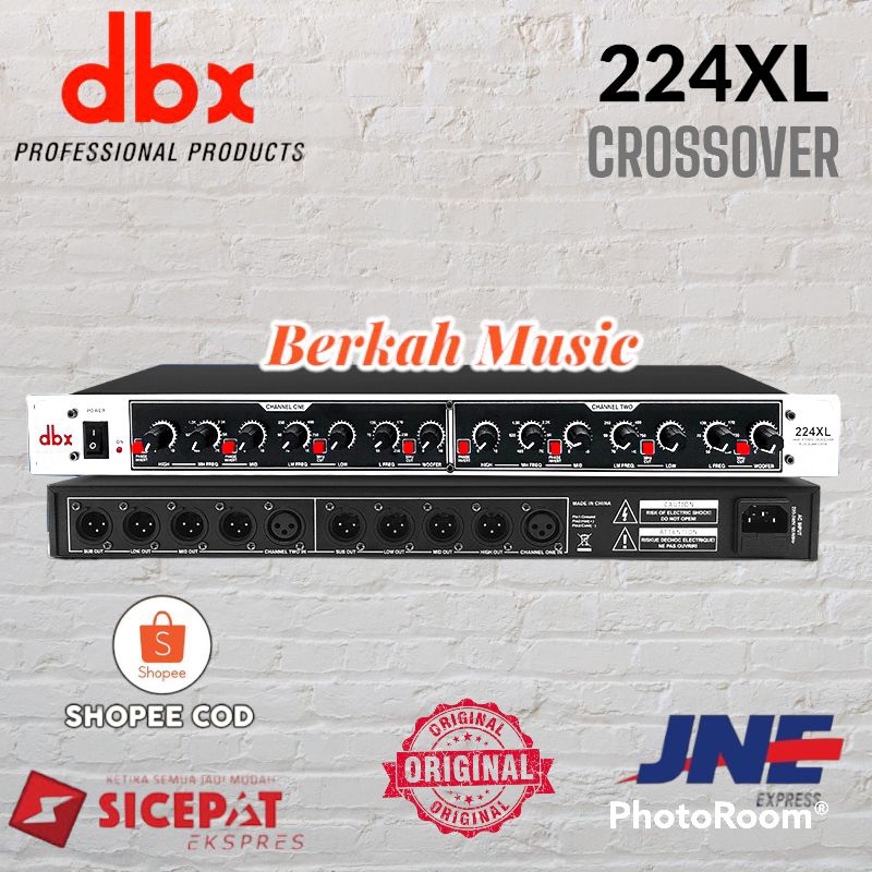 Crossover DBX 224XL + Subwoofer DBX 224XL