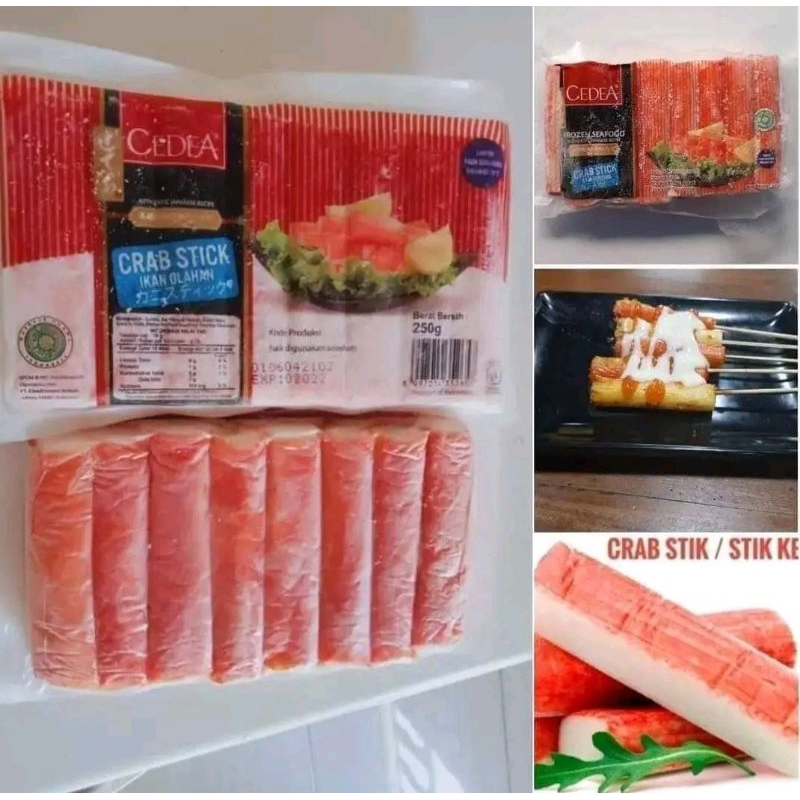 cedea crab stik 250 gr frozen food