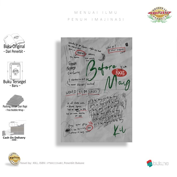NOVEL BEFORE MAY - KIL- BUKUNE