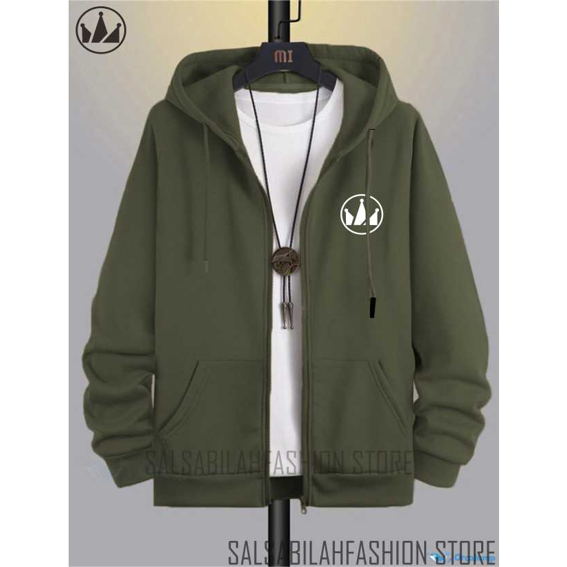 SWEATER HOODIE - Jaket Distro Zipper - Jaket Sweater Hoodie Resleting Pria Scremoslogo