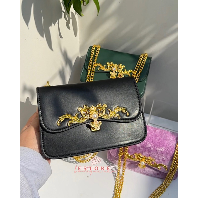 Tas Wanita Meriah Chain Shoulder