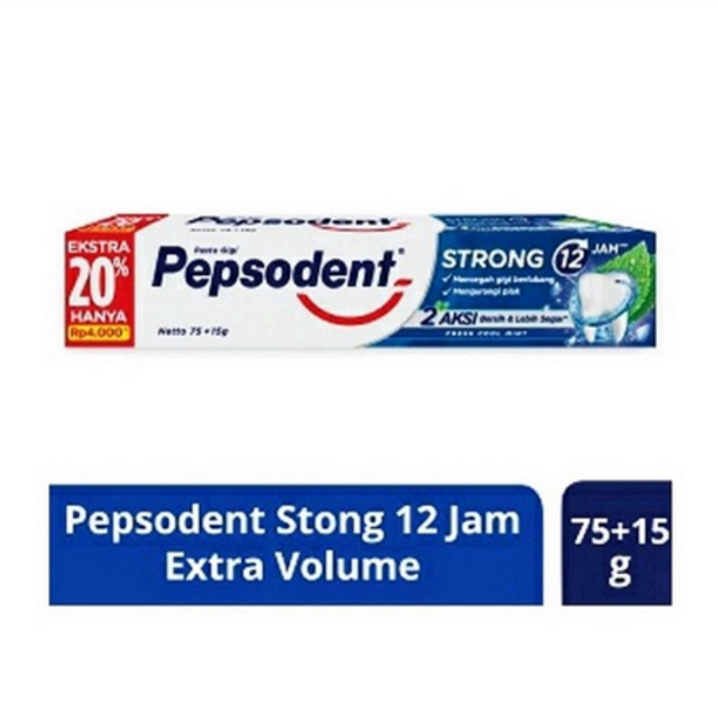 ✨SHASYA✨Pasta Gigi / Odol Pepsoden / Pepsodent Strong 12jam Extra Volume