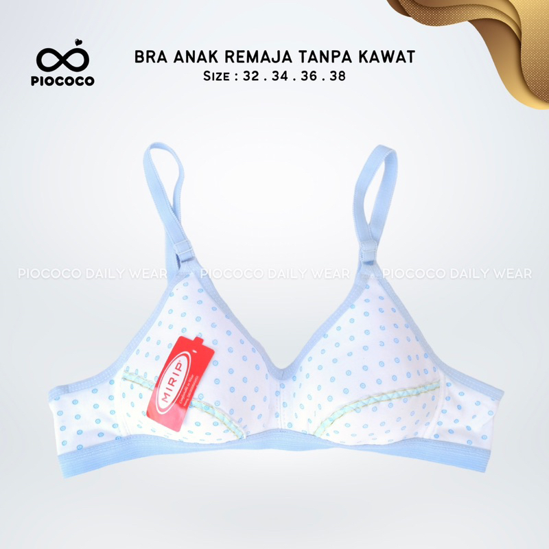 6 PCS Bra Anak Perempuan BH Jamur Remaja Cewek SMP SMA Tanpa Kawat Tanpa Busa Murah
