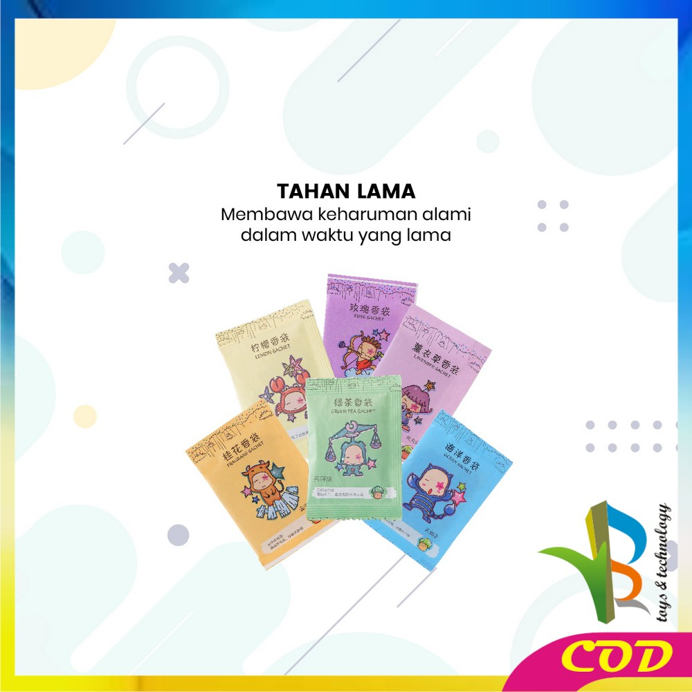 RB-C835 Pengharum Ruangan Sachet Pewangi Ruangan Aromaterapi / Parfum Ruangan Saset Mini Pewangi Lemari Pakaian / Pewangi Mobil / Pewangi Mini Ruangan