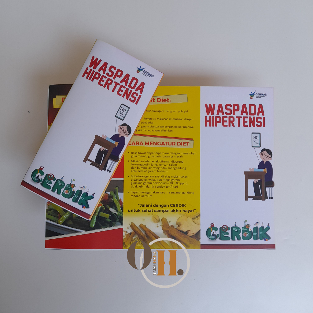 

Leaflet Hipertensi, Brosur Kendalikan Hipertensi, Edukasi Kesehatan Lansia, Brosur PTM