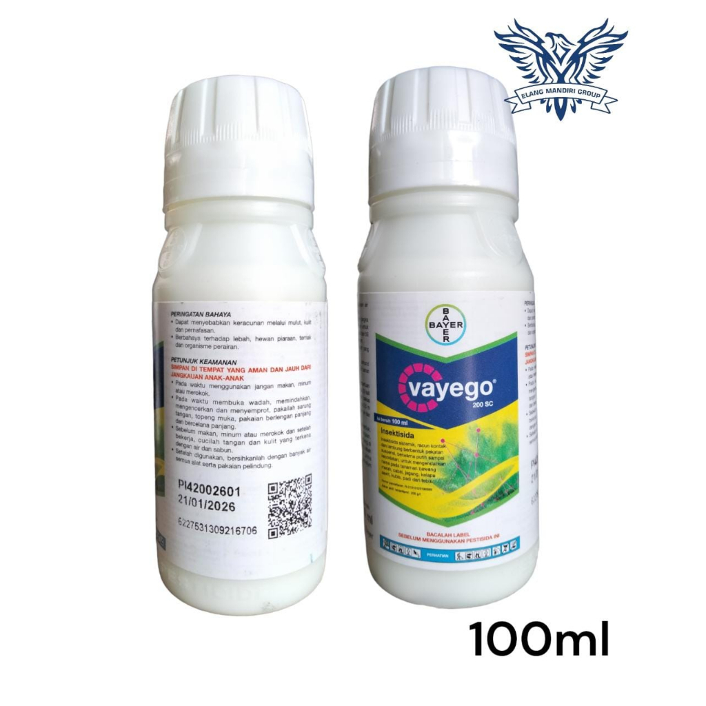 Vayego 200 SC 100ml Tetraniliprole 200 g/l Insektisida Sistemik Basmi Hama Ulat Grayak Pada Tanaman