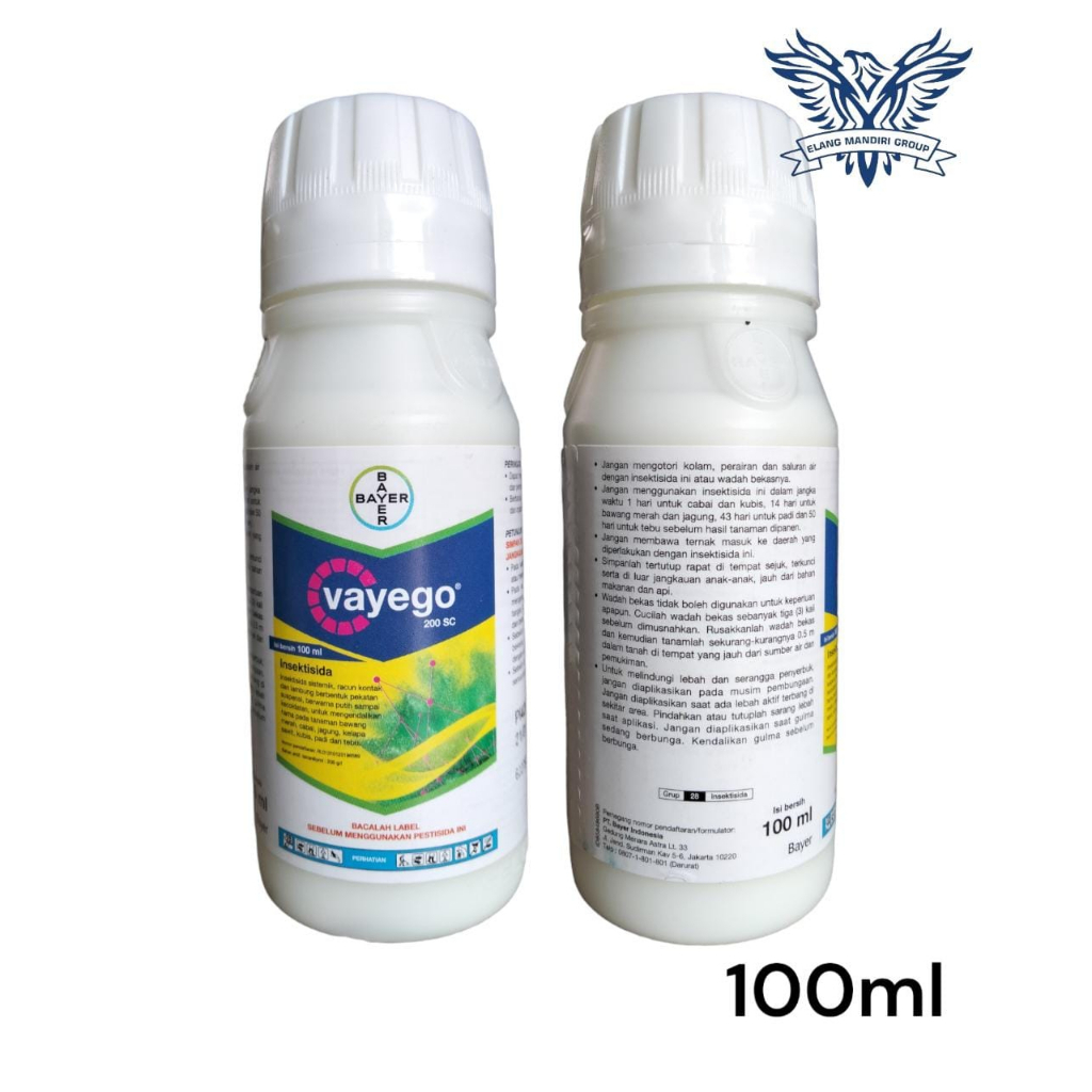 Vayego 200 SC 100ml Tetraniliprole 200 g/l Insektisida Sistemik Basmi Hama Ulat Grayak Pada Tanaman