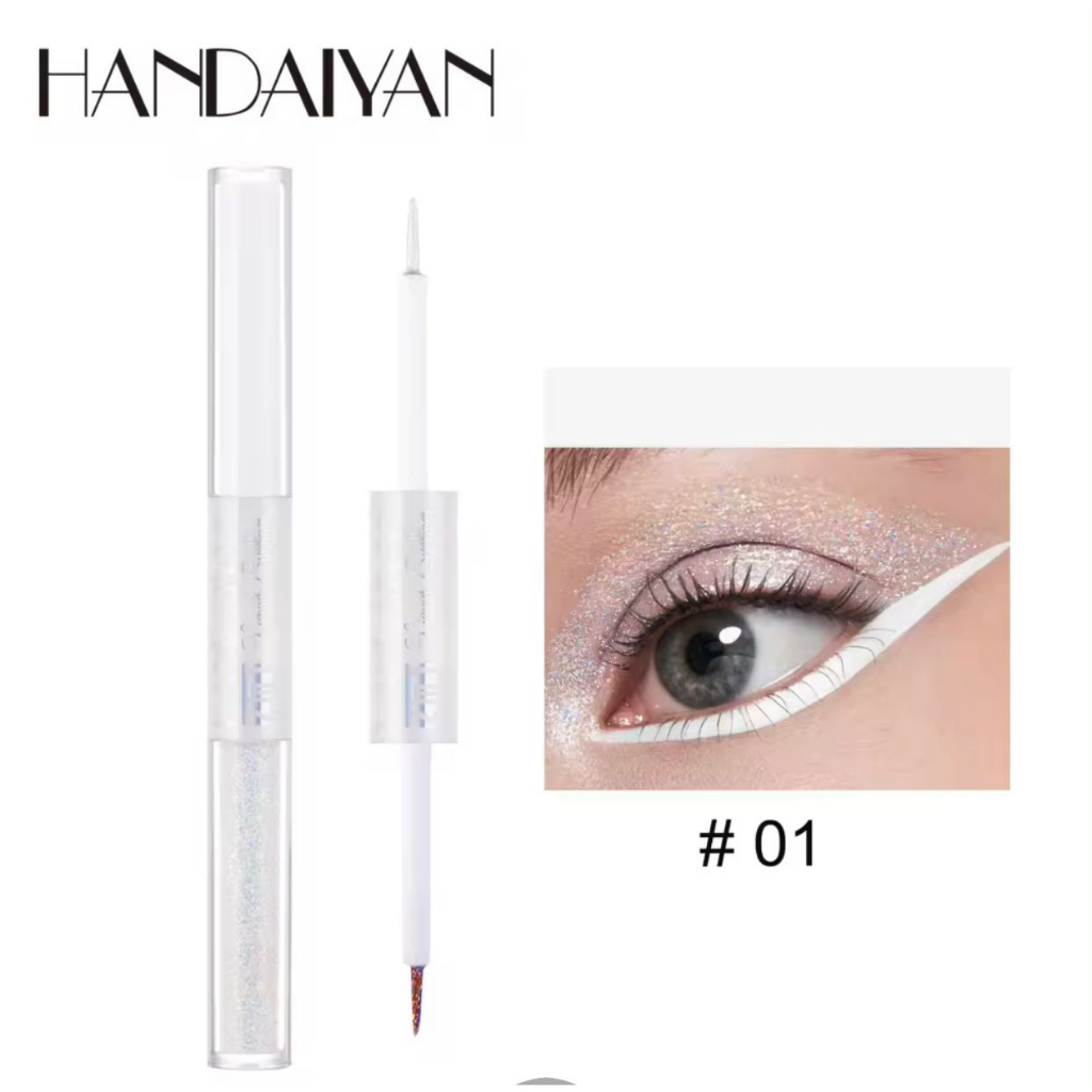 RCS - NEW ~ HANDAIYAN eyeliner 2in1 handaiyan liquid eyeliner glitter EXP 2025 eyeliner putih