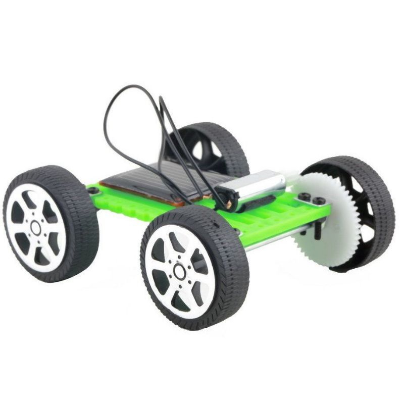 Mainan edukasi mobil tenaga matahari IQ robot JMT mini solar toy DIY Car children TM103