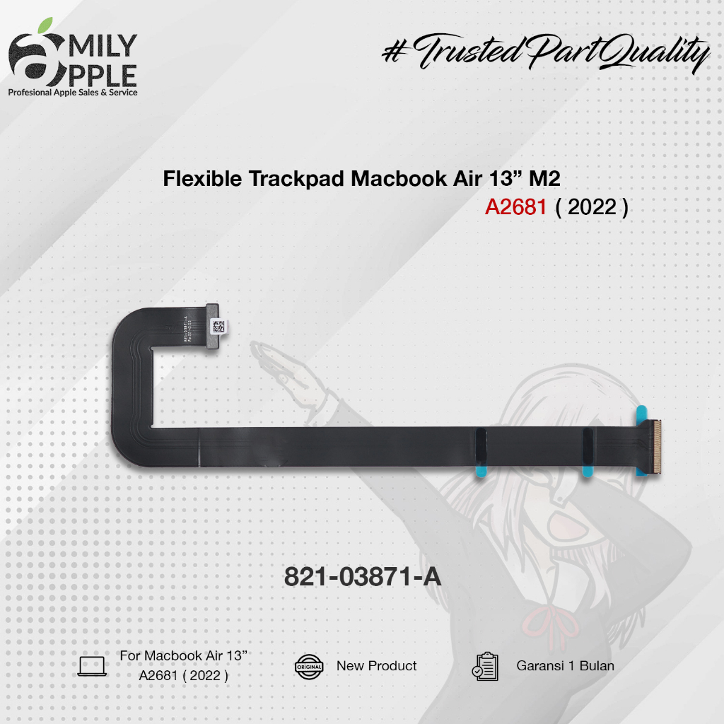 Cable Flexible Trackpad Macbook Air 13" M2 2022 A2681