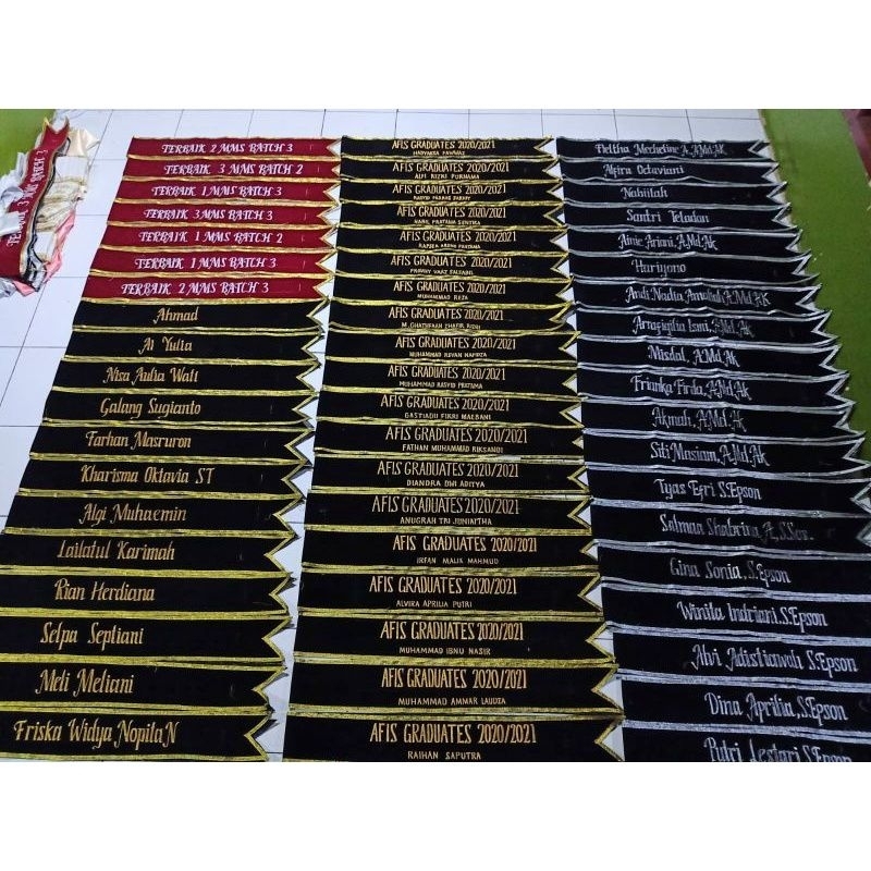 SELEMPANG WISUDA BLUDRU / SELENDANG WISUDA / SELEMPANG OSIS / SELEMPANG TAHFIDZ